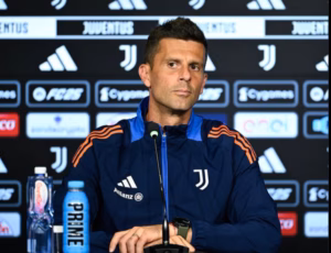 Thiago Motta in conferenza stampa Juventus