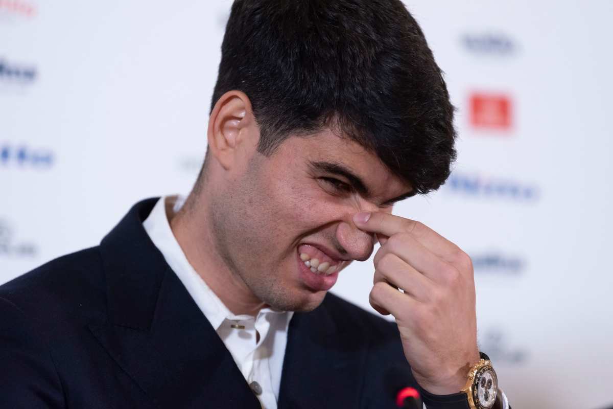 Alcaraz in conferenza stampa alle ATP Finals
