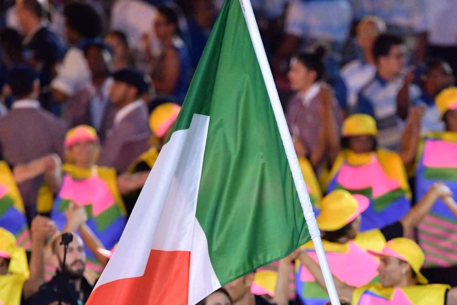 Bandiera dell'Italia alle Olimpiadi