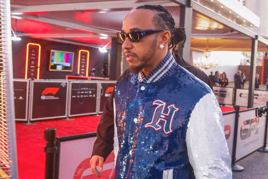 Lewis Hamilton a Las Vegas