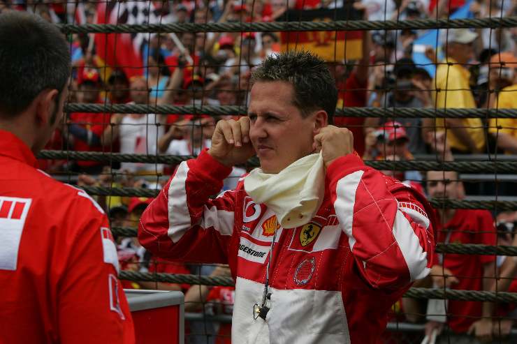 Michael Schumacher ai tempi della Ferrari