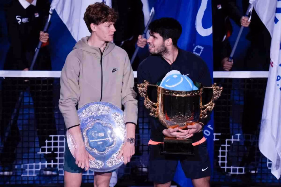 Jannik Sinner e Carlos Alcaraz