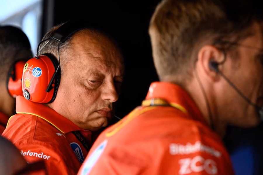 Vasseur al muretto Ferrari