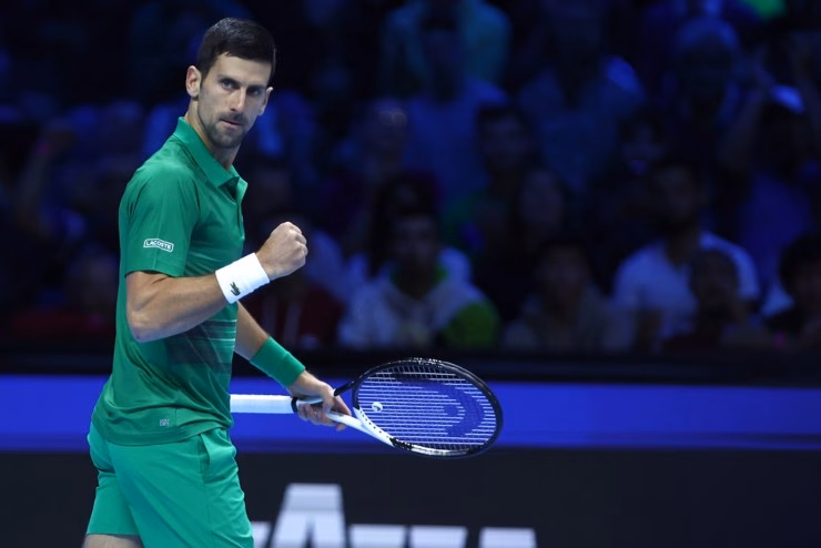Djokovic in campo
