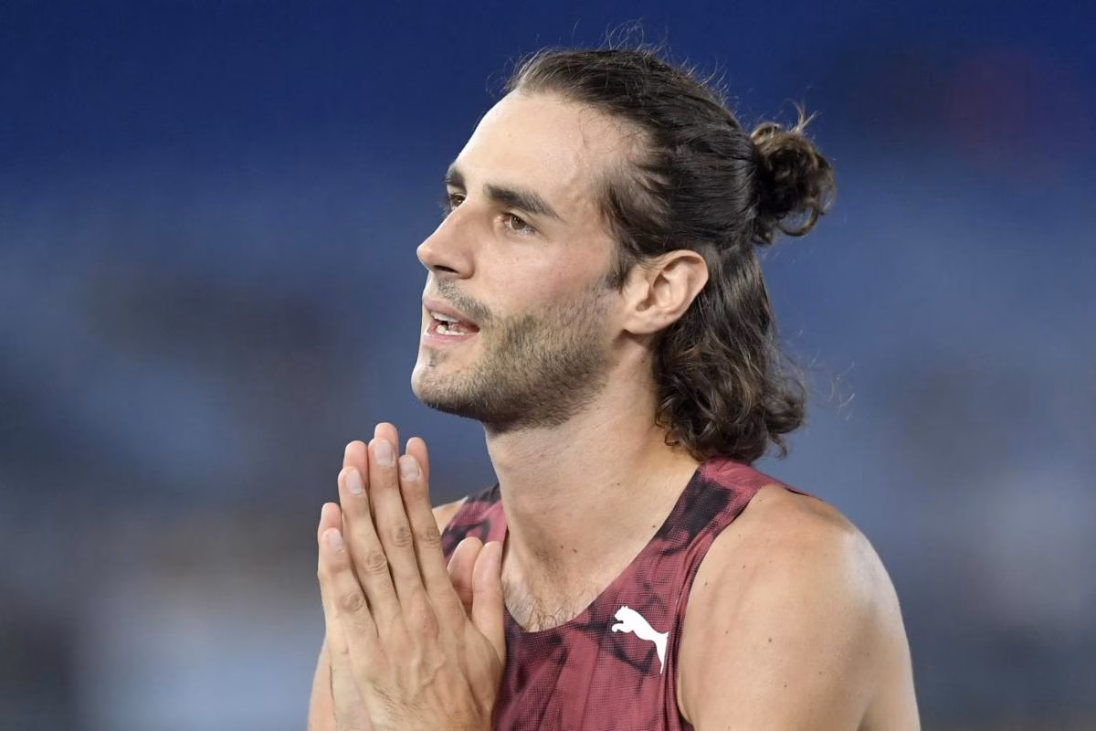 Gianmarco Tamberi in pedana