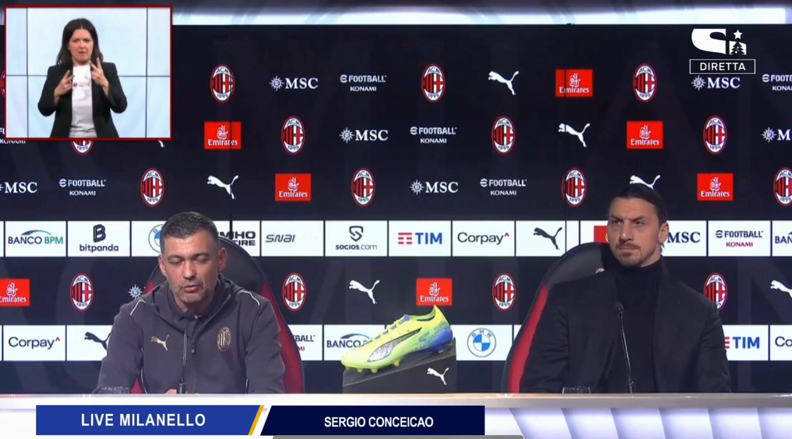 Milan, Conceicao si presenta: “Ho già parlato con tutti. Devono brillare gli occhi perché sono a Milanello”. Ibra: “Errore mandare Fonseca in conferenza dopo la Roma. Chiedo scusa a lui e ai tifosi”