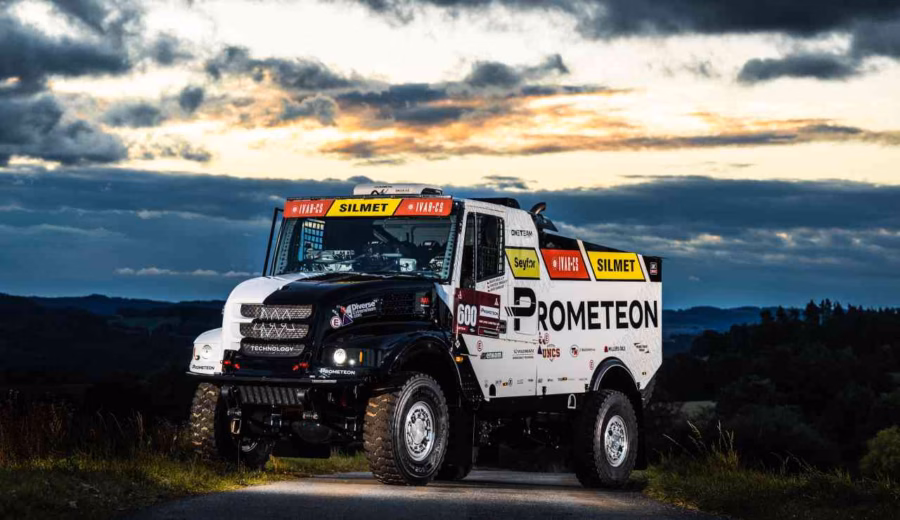 Il truck che competerà nel Rally Dakar (MM Technology)