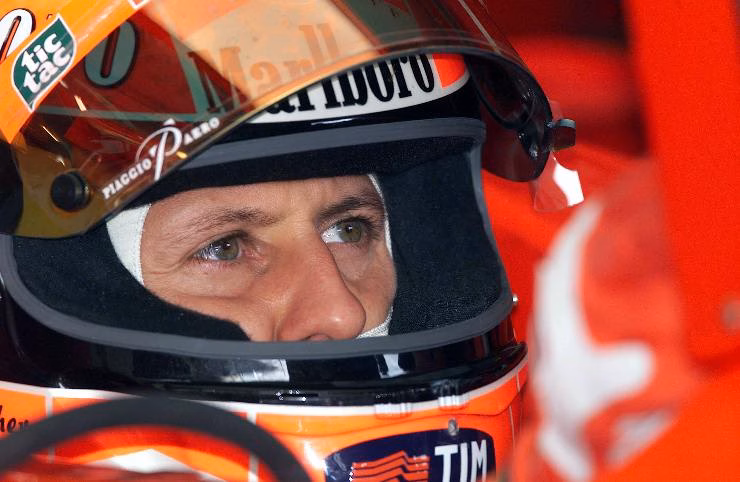 L'ex pilota della Ferrari, Michael Schumacher