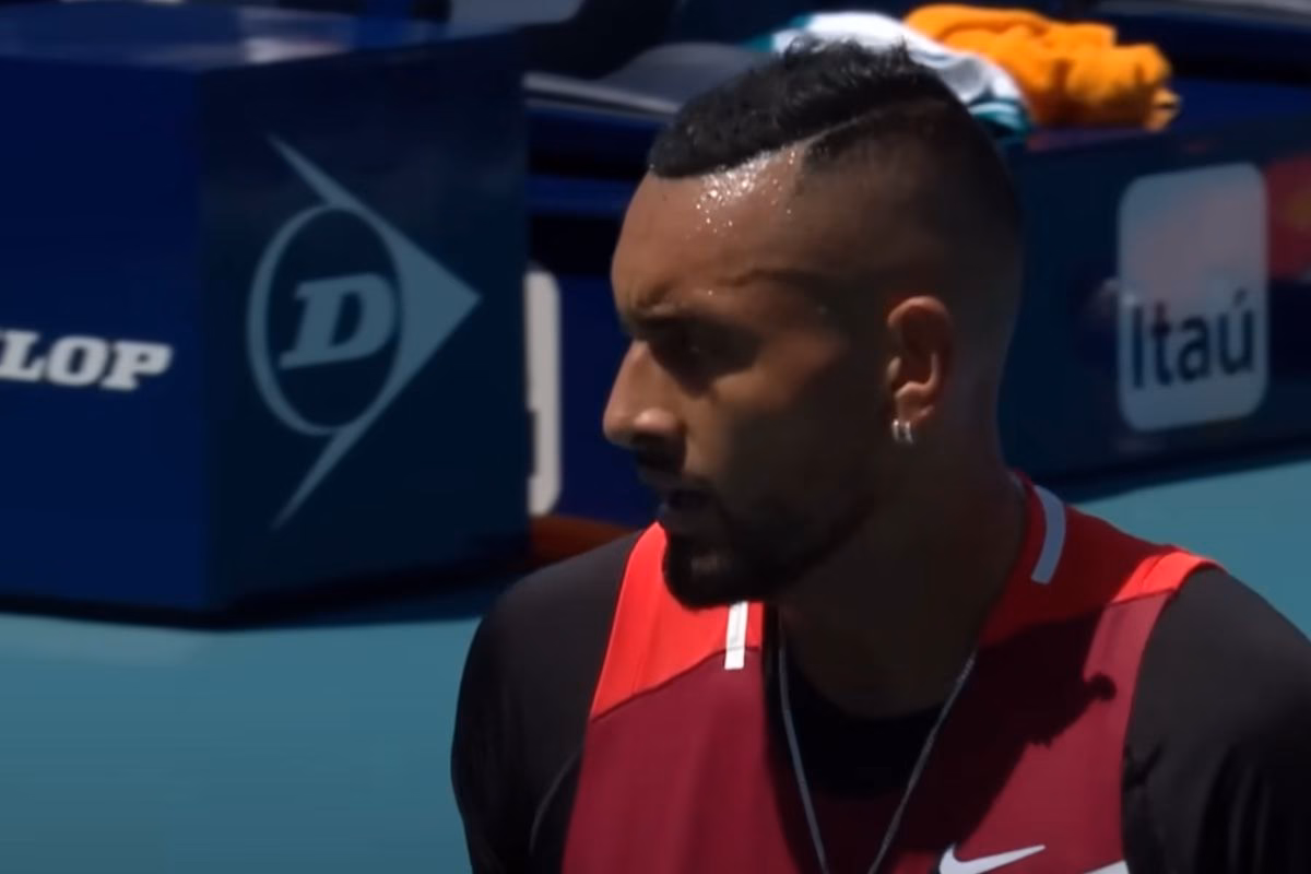 Kyrgios sul campo