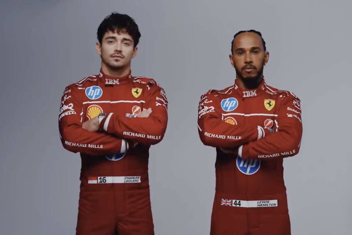 Leclerc e Hamilton con le nuove tute