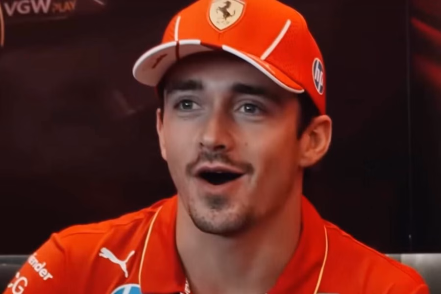 Leclerc punzecchia Verstappen