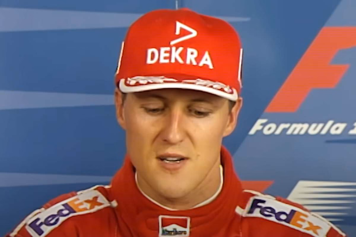 Michael Schumacher in un post gara