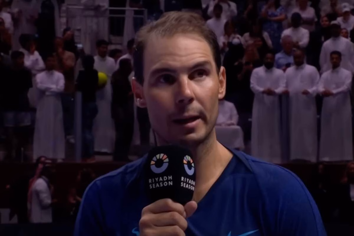 Nadal intervistato al Six Kings Slam