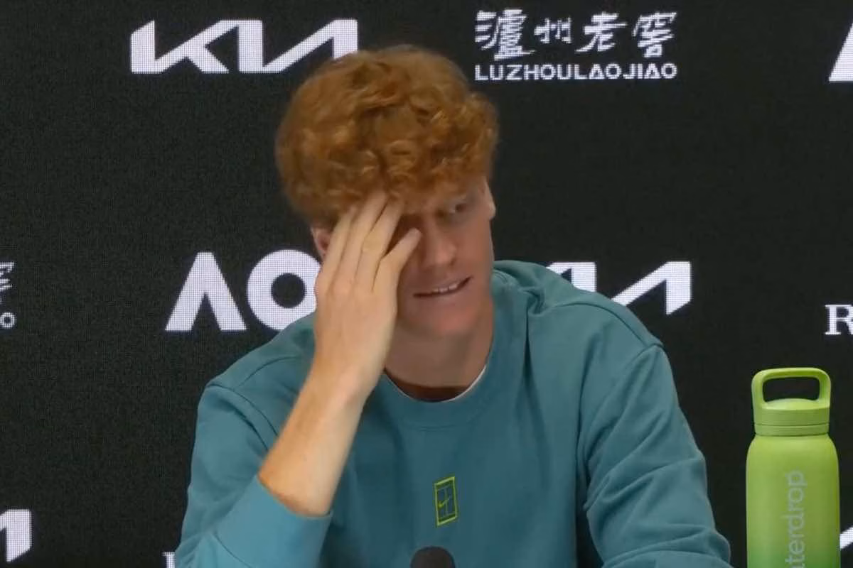 Sinner in conferenza agli Australian Open