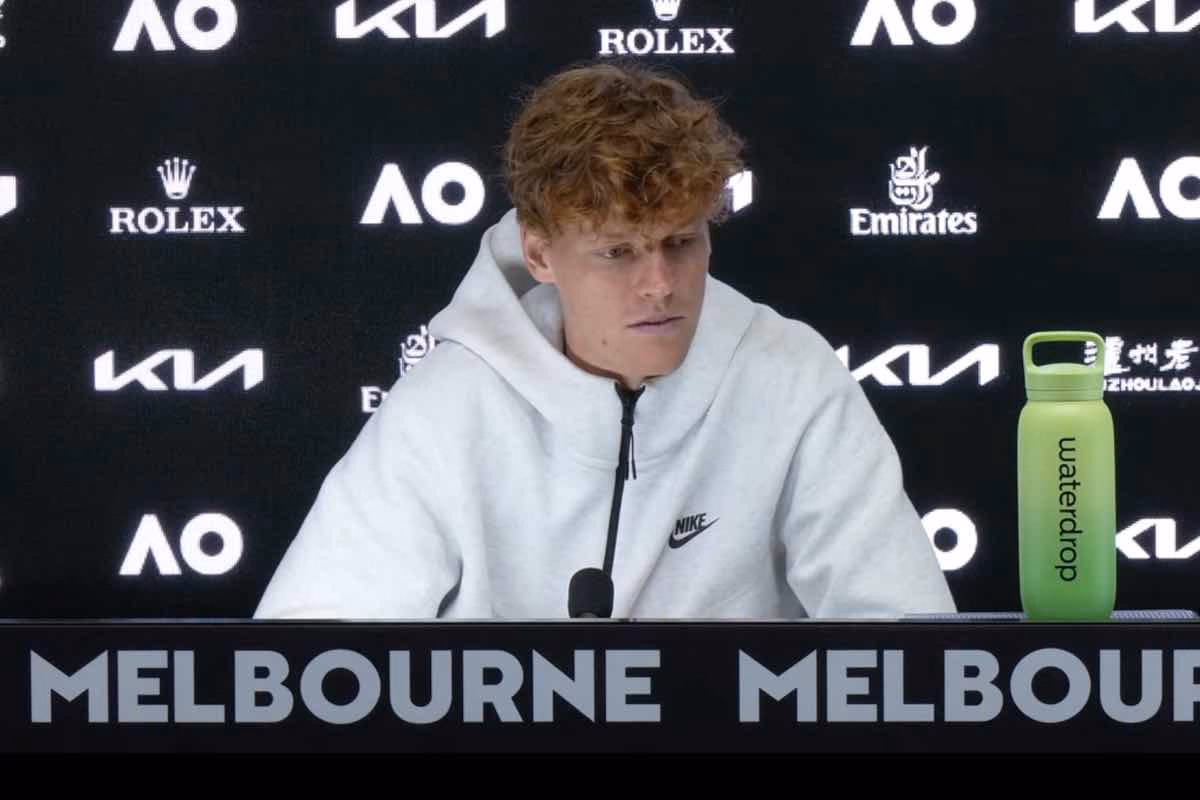 Sinner in conferenza dopo i quarti in Australia