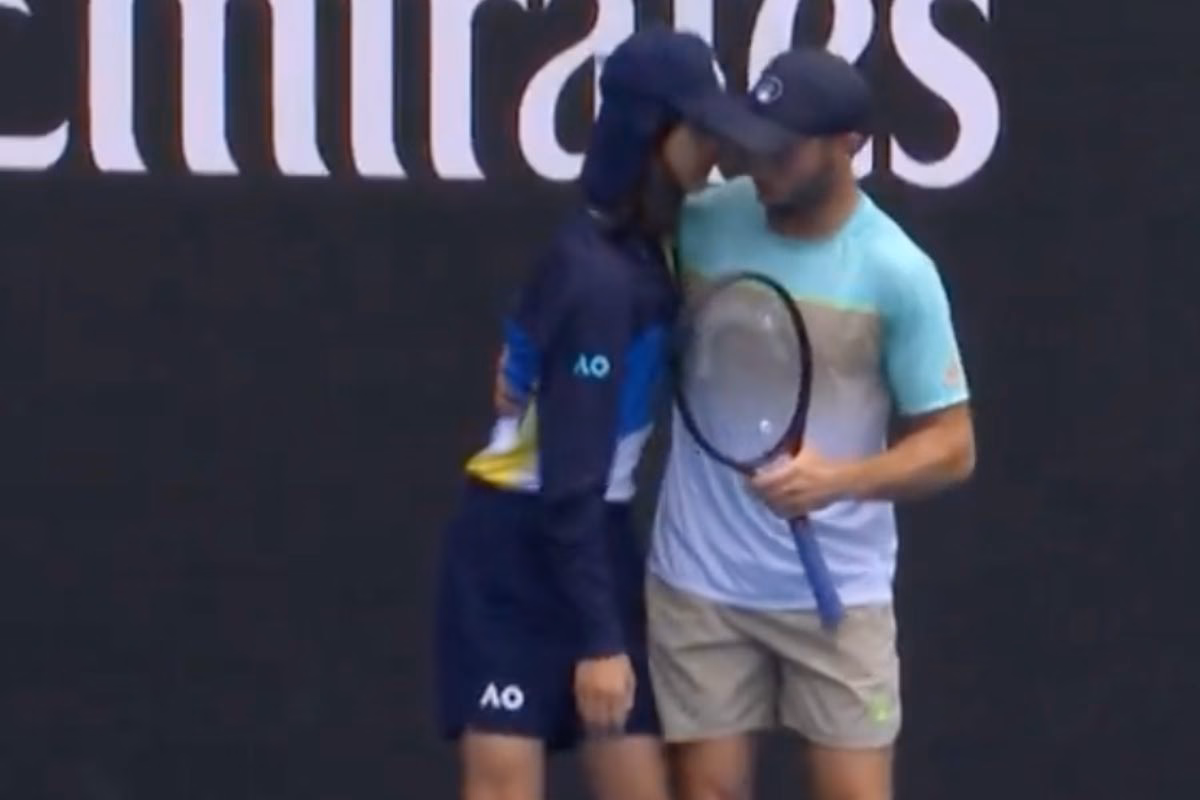 Raccattapalle soccorsa da Putz