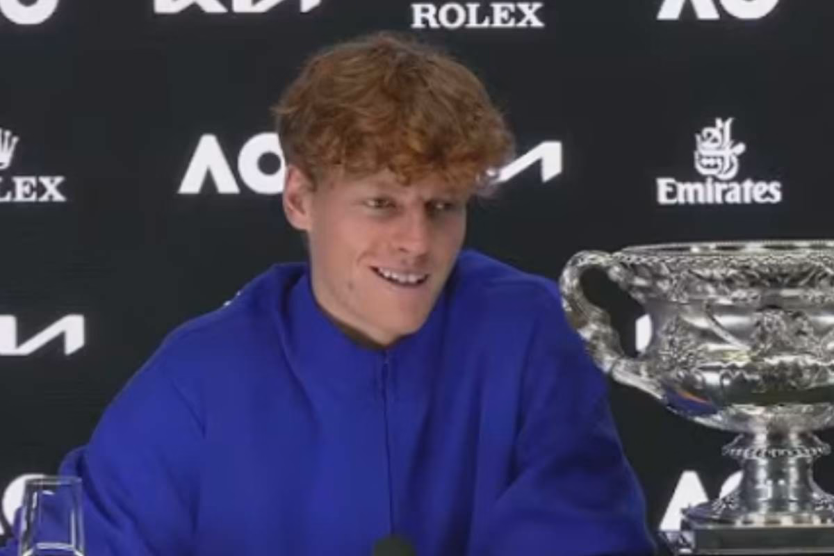 Sinner in conferenza stampa agli Australian Open