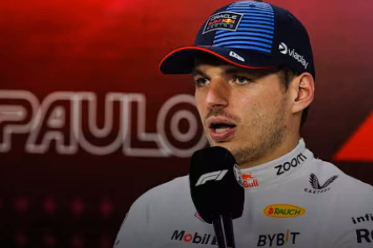 Verstappen in conferenza stampa