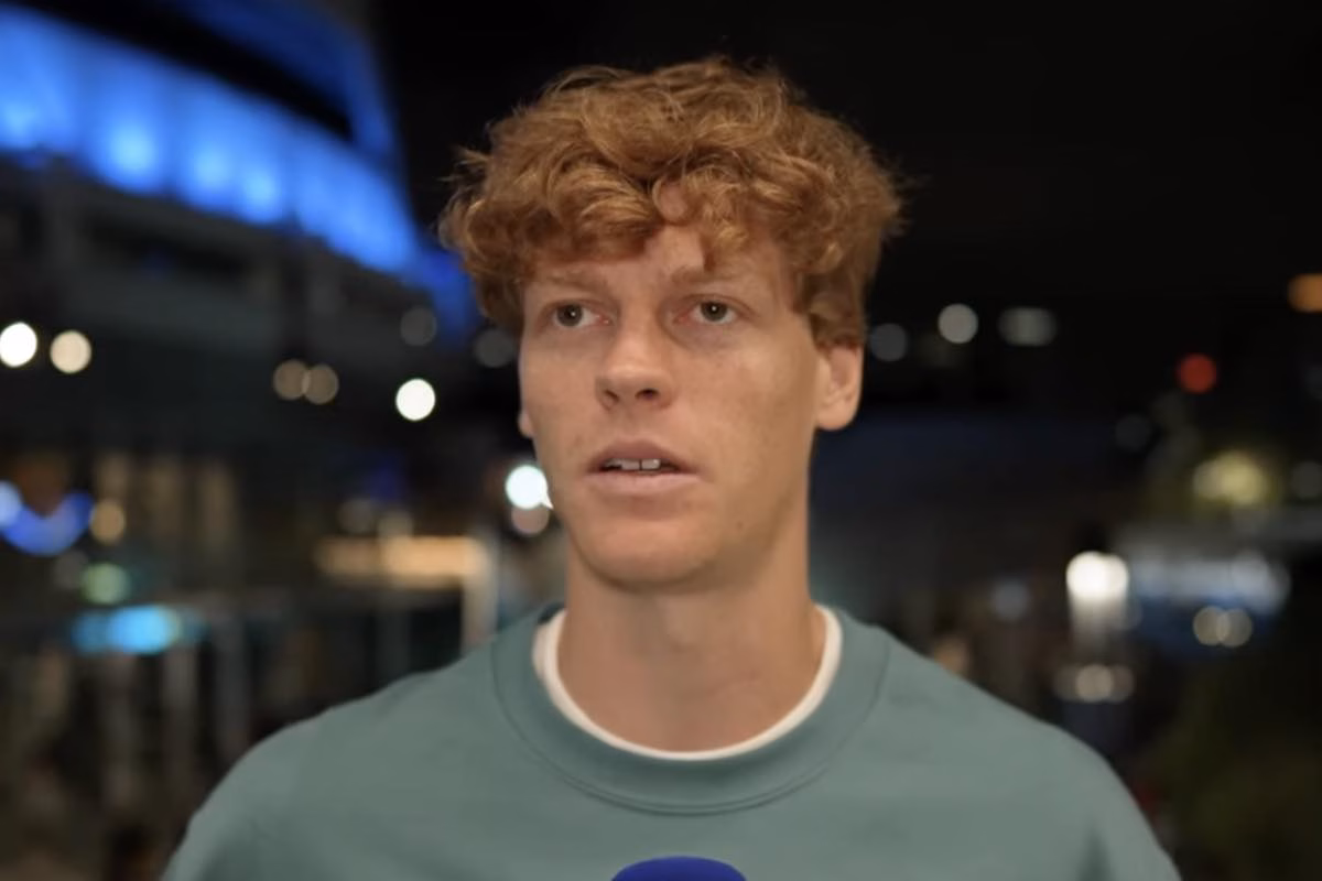 Sinner intervistato da Sky a Melbourne