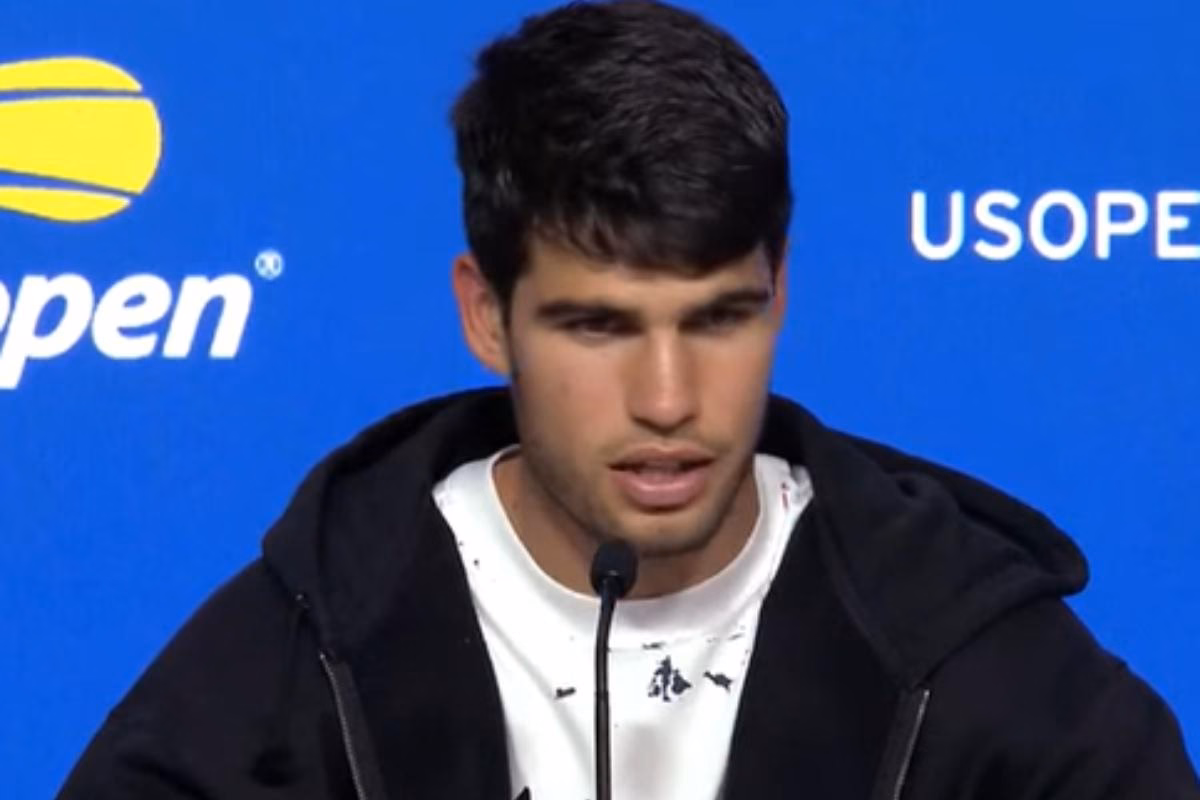 Alcaraz in conferenza stampa
