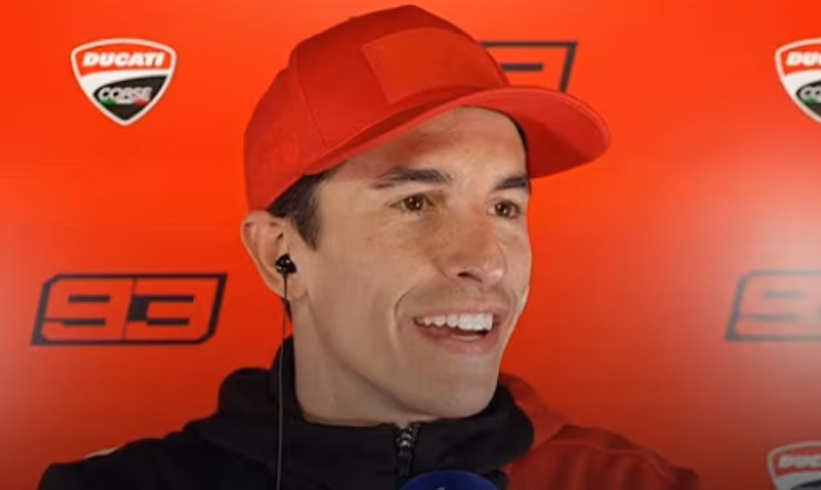 Marquez intervistato da Sky Sport