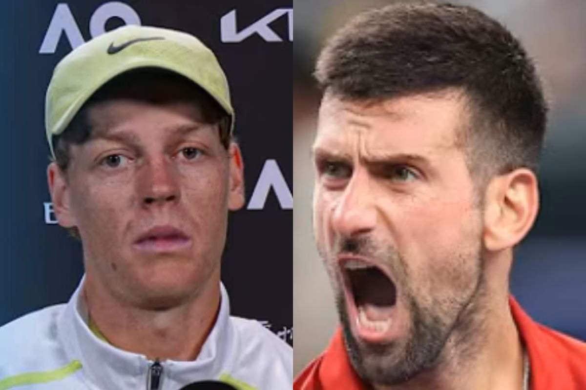 Jannik Sinner e Novak Djokovic