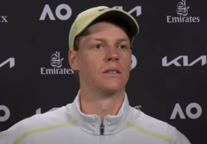 Sinner in una intervista