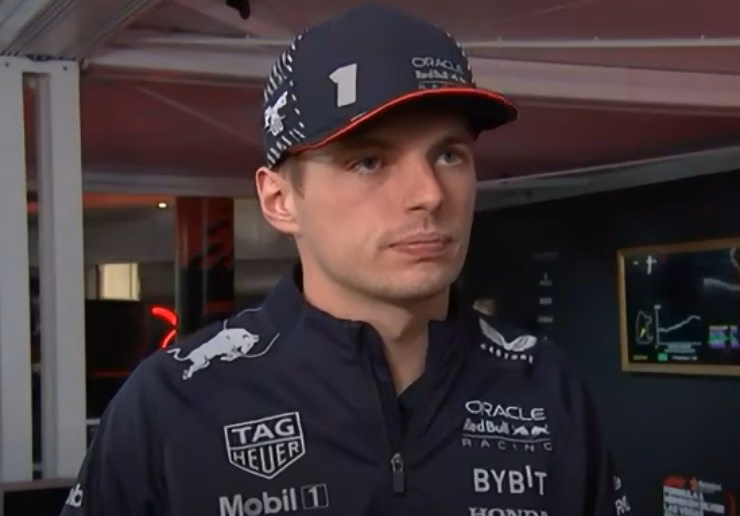 Verstappen in una intervista