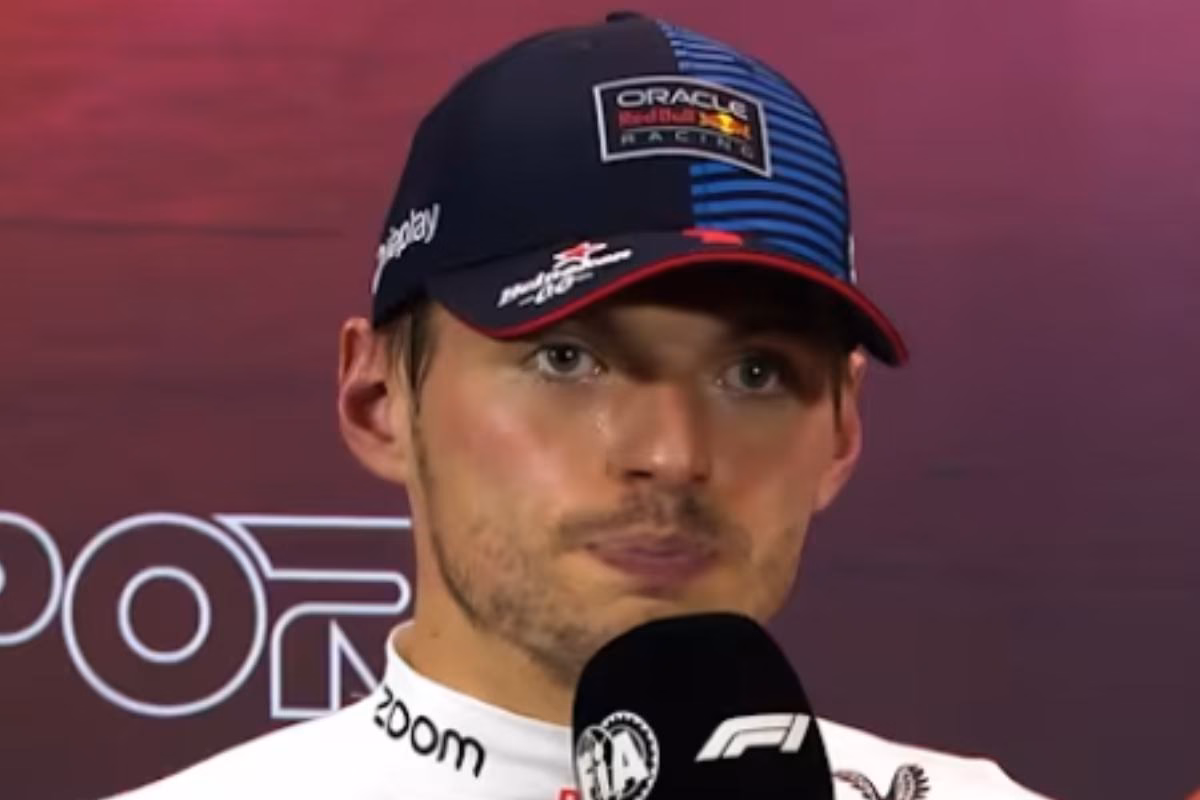 Verstappen dopo un Gran premio