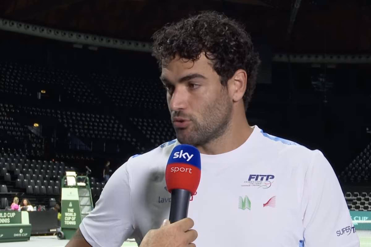 Berrettini intervistato da Sky