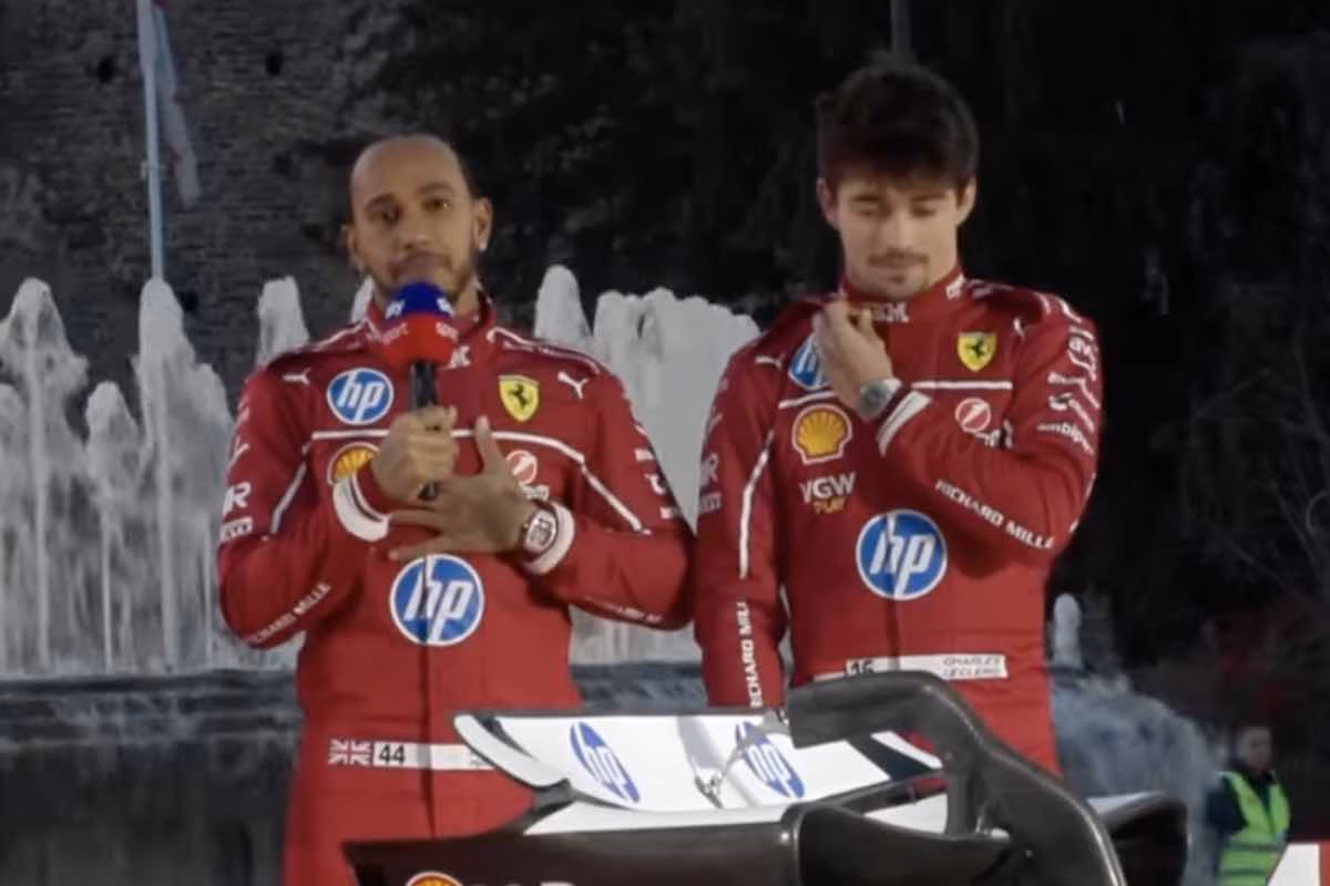 Hamilton e Leclerc sul palco a Milano