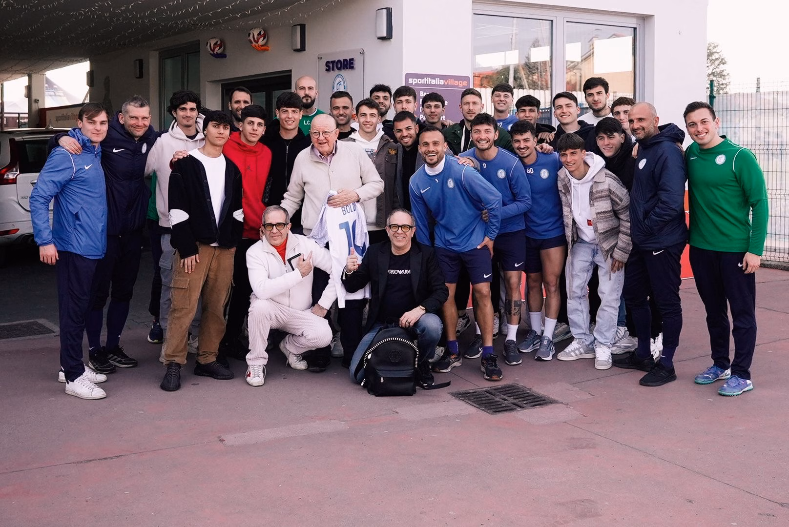 Boldi insieme alla Folgore Caratese