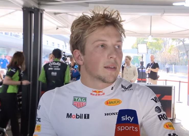 Lawson dopo le qualifiche in Cina