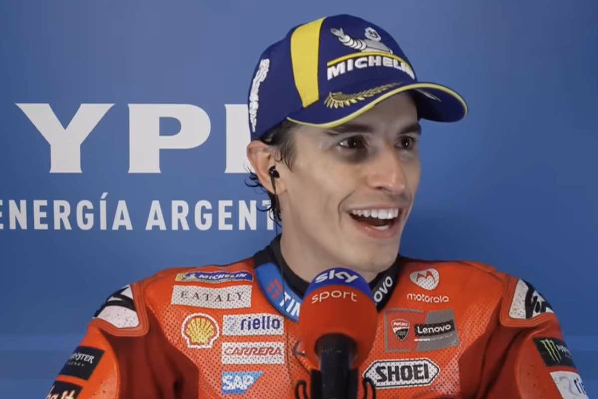 Marquez ride dopo il gp di Argentina