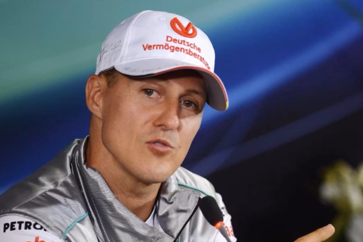 Michael Schumacher in conferenza