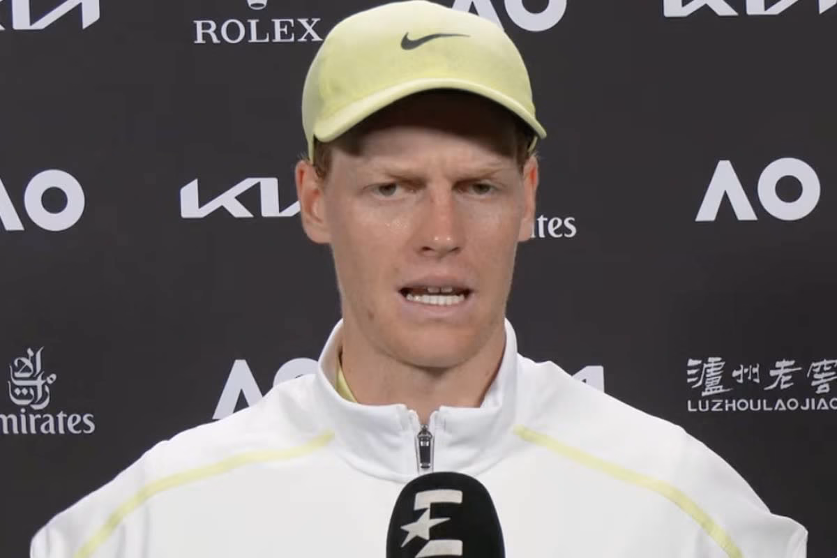 Sinner intervistato agli Australian Open