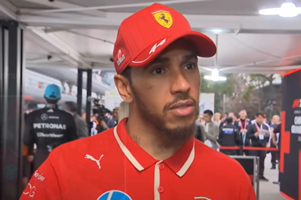 Hamilton intervistato dopo il GP di Cina