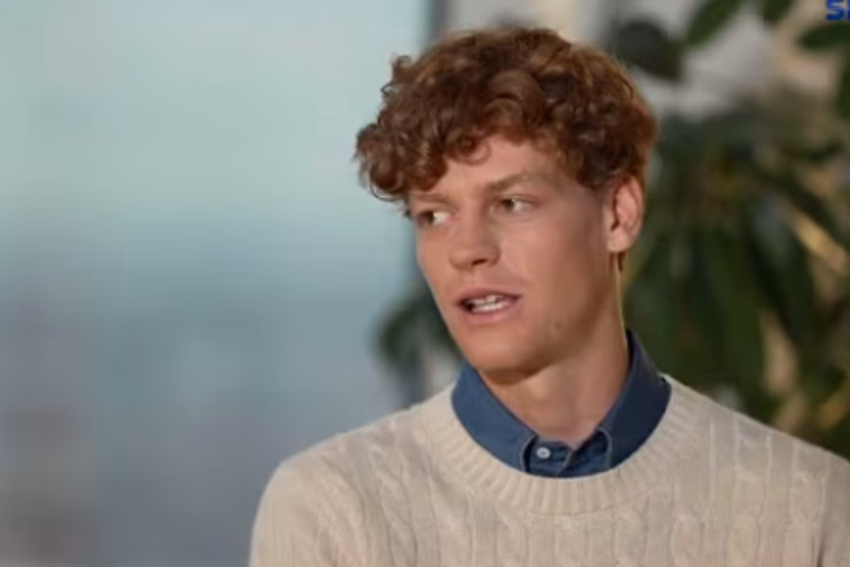 Sinner durante una intervista