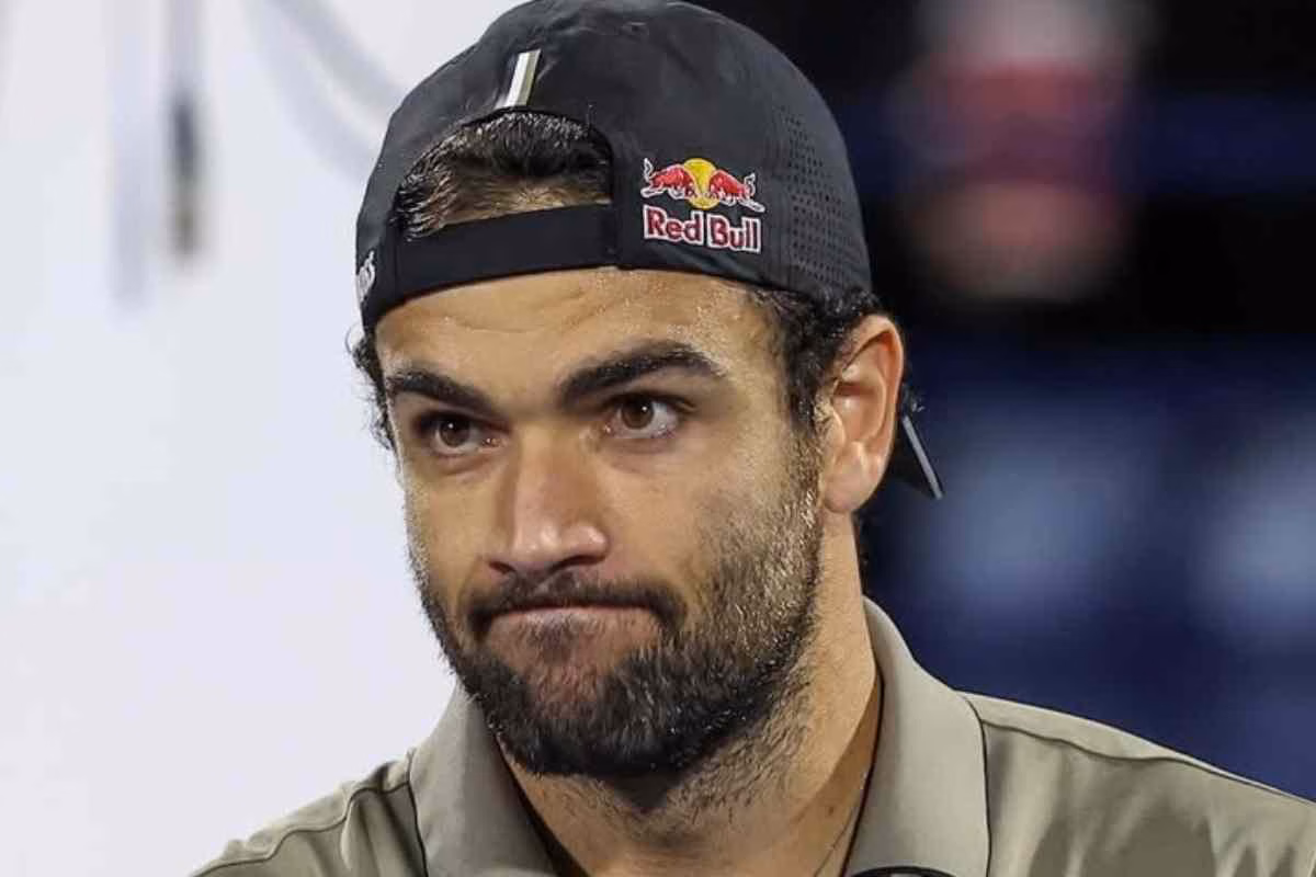 Matteo Berrettini in primo piano 