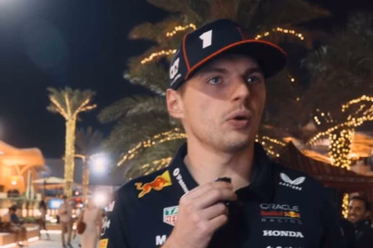 Verstappen analizza la gara al microfono 