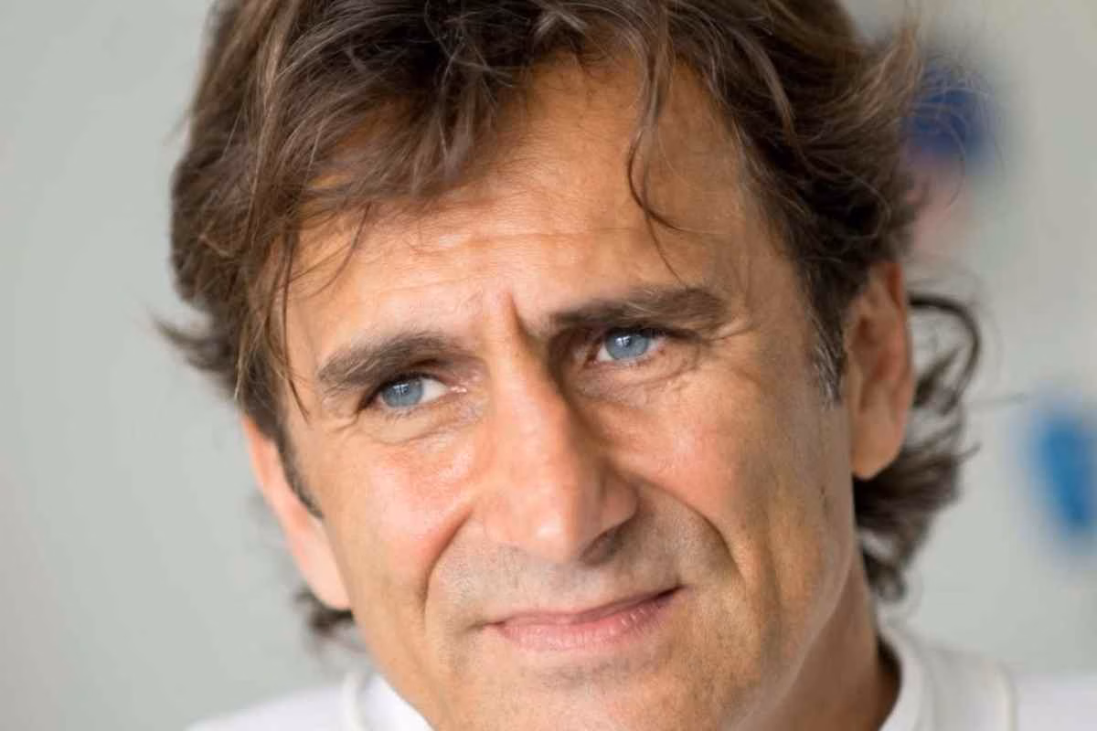 Alex Zanardi in primo piano 