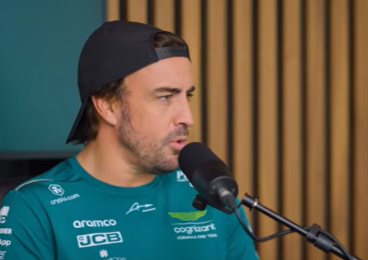 Alonso in un podcast