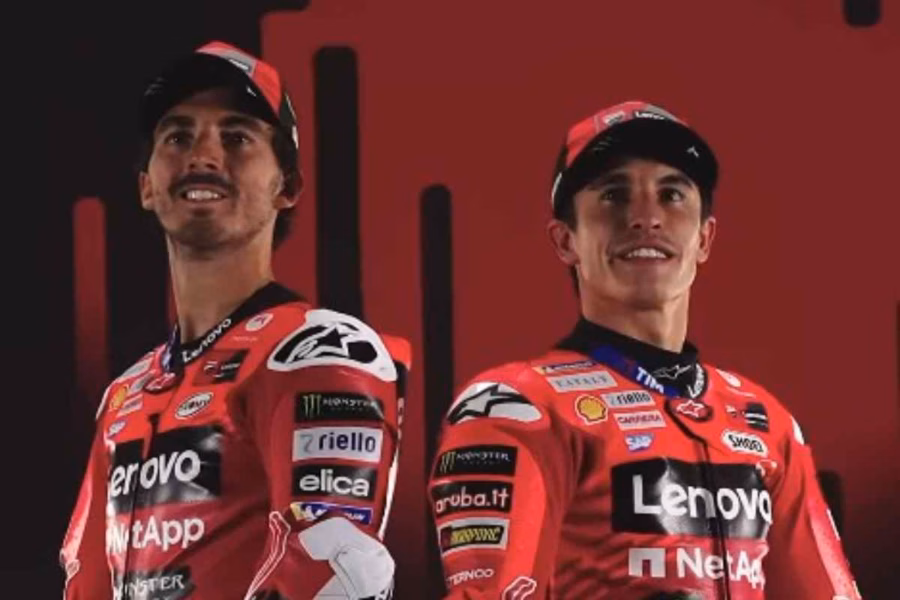 Pecco Bagnaia e Marc Marquez