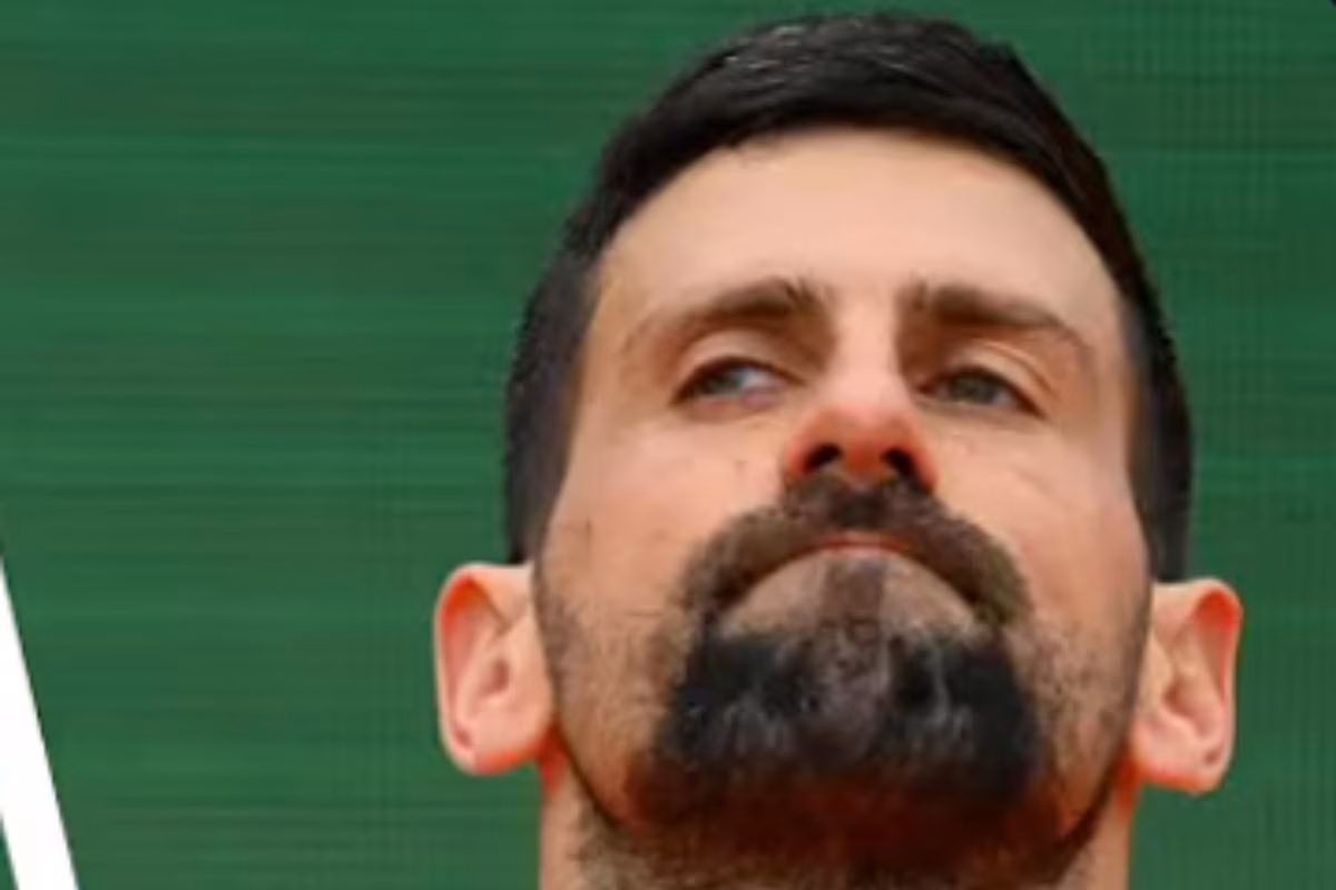 Djokovic durante un match