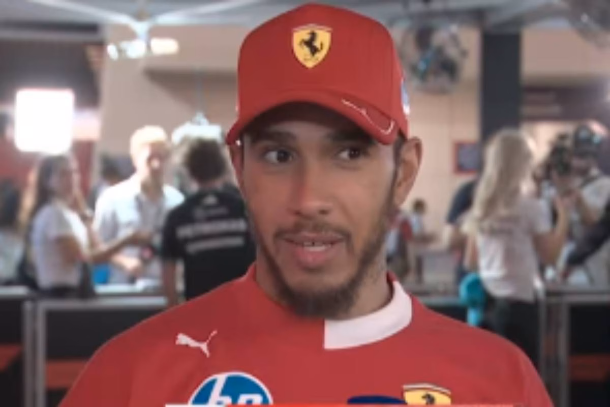 Hamilton dopo un Gran premio