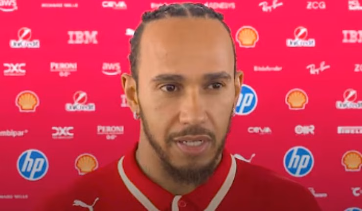 Hamilton prima di un Gran premio