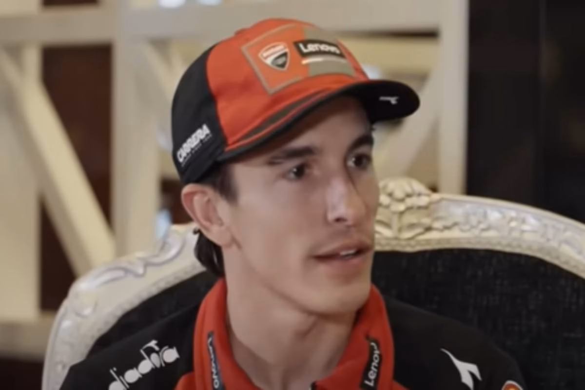 Marquez durante una intervista