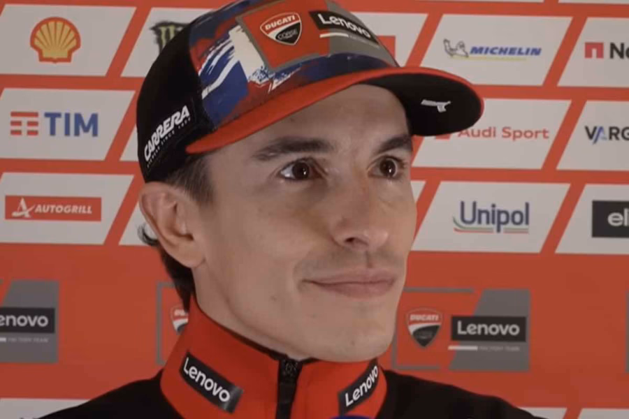 Marc Marquez intervistata