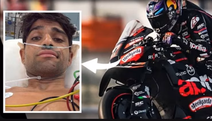 Jorge Martin dal letto dell'ospedale di Doha