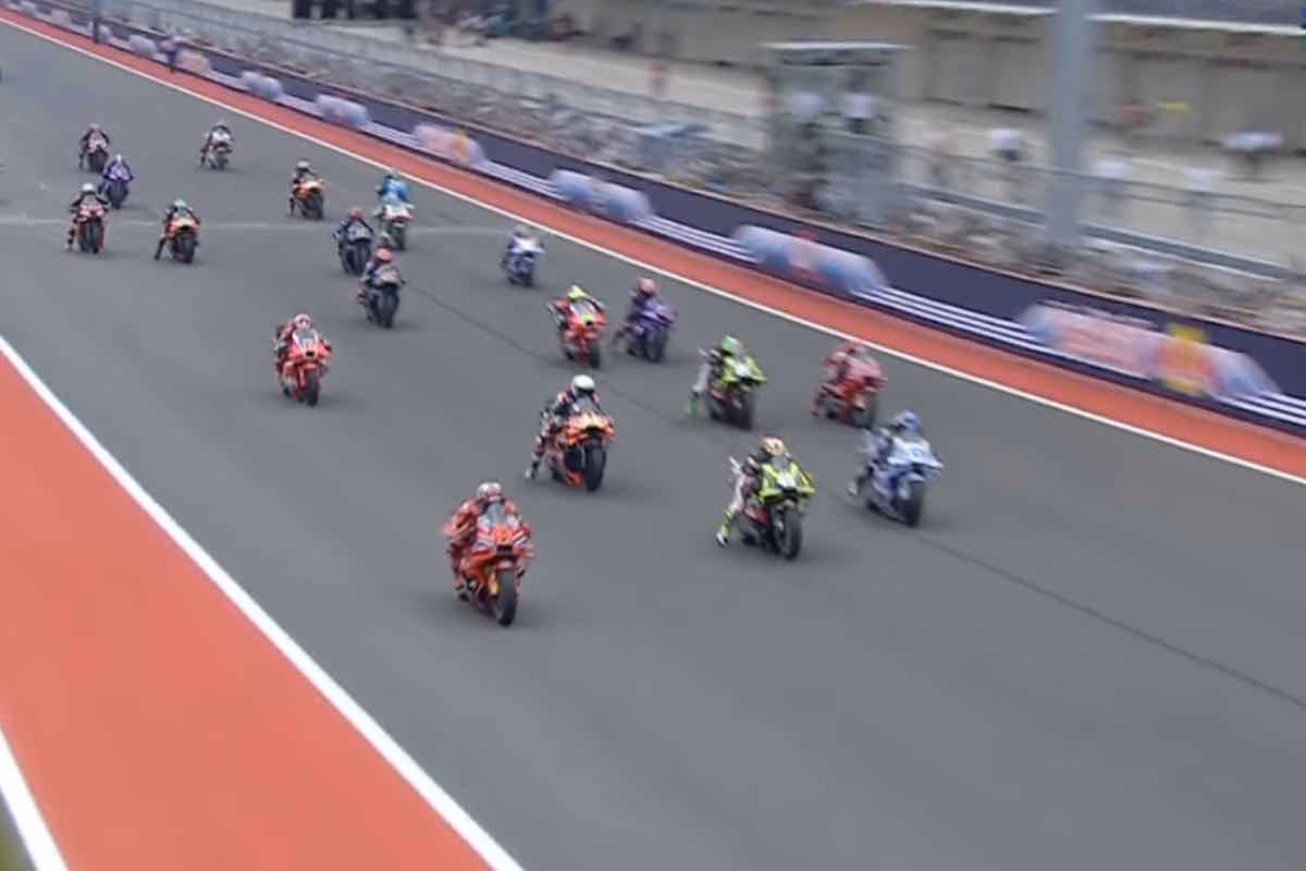 Partenza MotoGP ad austin